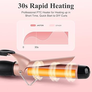 【新品】クレイツ　HOLISTIC CURE CURL IRON 32mm Amazon.com: Hair Curling Wand, 32mm Curling Iron